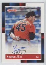 2022 Panini Donruss Retro 1988 Signatures Keegan Akin #R88S-KA Auto 0me1