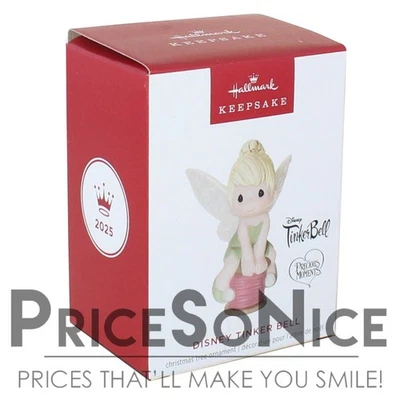 Hallmark Keepsake 2025 Disney Precious Moments Tinker Bell Porcelain Ornament