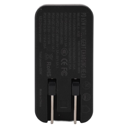 3-portowy zasilacz 65W USB C ładowarka blok wtyczka ładowarka ścienna wtyczka amerykańska 100 fy - Zdjęcie 7 z 22