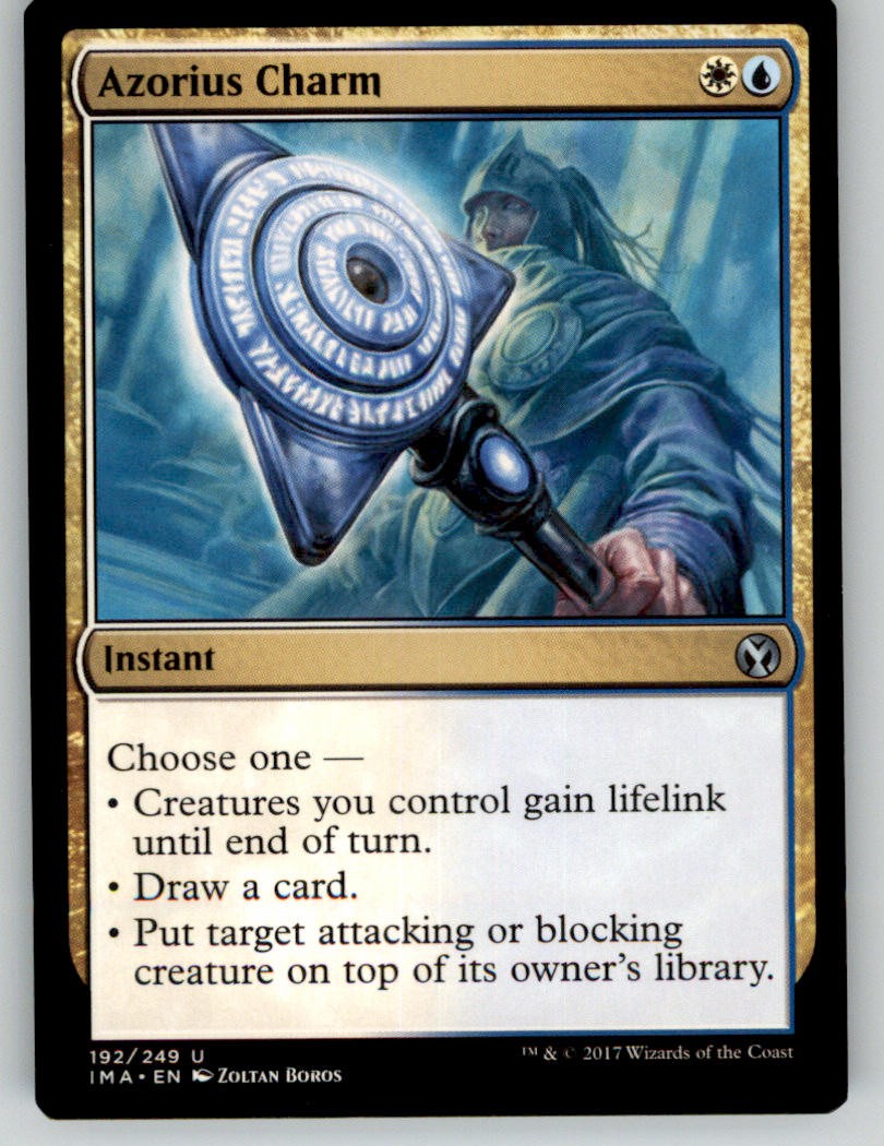 Azorius Charm 192 Uncommon Iconic Masters Magic: The Gathering Near Mint