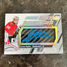 2023-24 Upper Deck Engrained Signature Shots Rookie Auto Jaxson Stauber /299