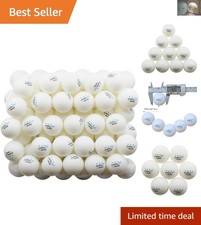 50 3-Star Table Tennis Balls for Enthusiasts - Superior Training Quality