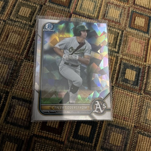 2022 Bowman - Chrome Prospects Tyler Soderstrom #BCP-41 Atomic Refractor (RC)