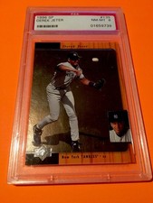 1996 Upper Deck SP Derek Jeter No. 135 PSA 8 Slab NY Yankees