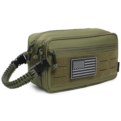 Men's Travel Toiletry Bag - Tactical Dopp Kit with Molle Attachment & Waterproof