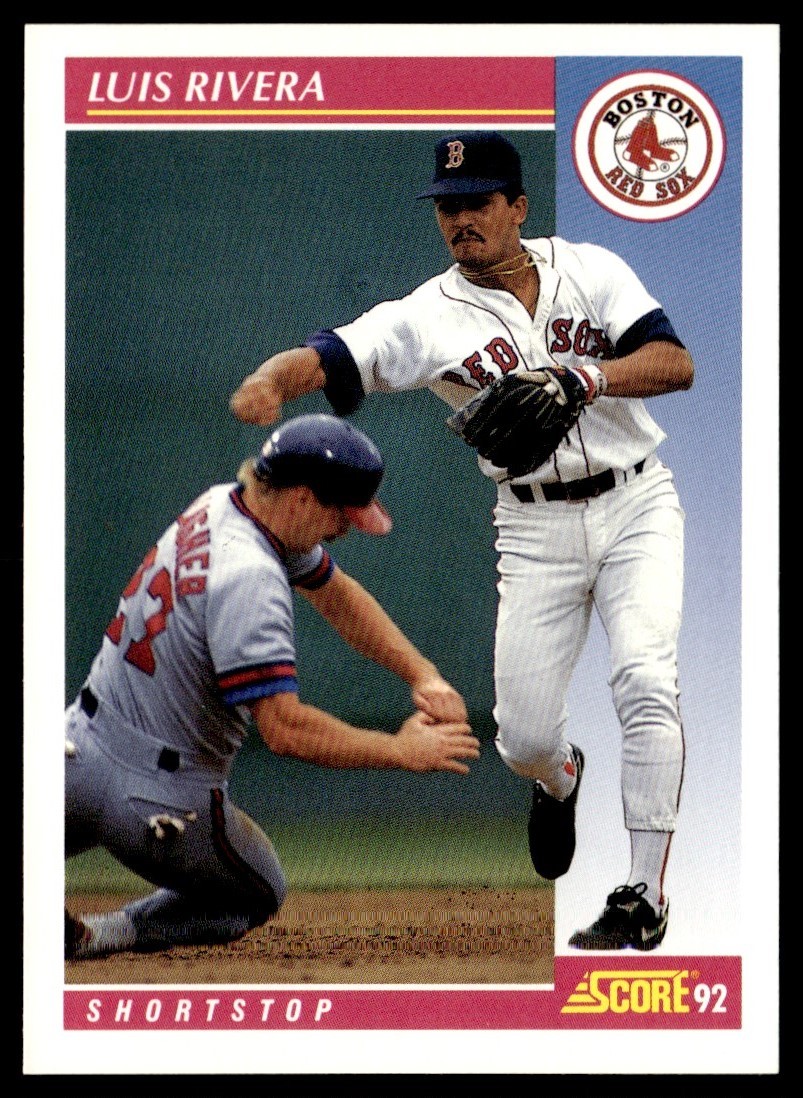 1992 Score Luis Rivera Boston Red Sox #159