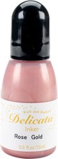 Delicata Pigment Ink Refill .5oz-Rose Gold