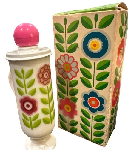 Vintage 1971 Avon Dutch Treat Demi-Cup Hawaiian White Ginger Cream Lotion - Used