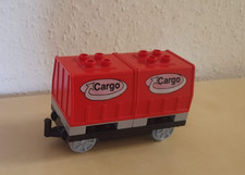 Lego Duplo | Cargo Anhänger | Eisenbahnanhänger | Eisenbahn | Zug | rot