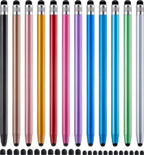 12Pcs Stylus Pen for Touchscreen, 2in1 High Precision  Sensitivity Stylus Pe...