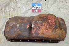 1967 68 69 Mopar Small Block 273 318 340 Oem Oil Pan Stamped 394 2806393 Red