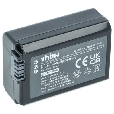 Akku für Sony Alpha SLT-A33 SLT-A33L NEX-F3Y SLT-A33B NEX-F3K 950mAh 7,2V