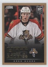 2013-14 Score Hot Rookies Gold Drew Shore #633 1b6