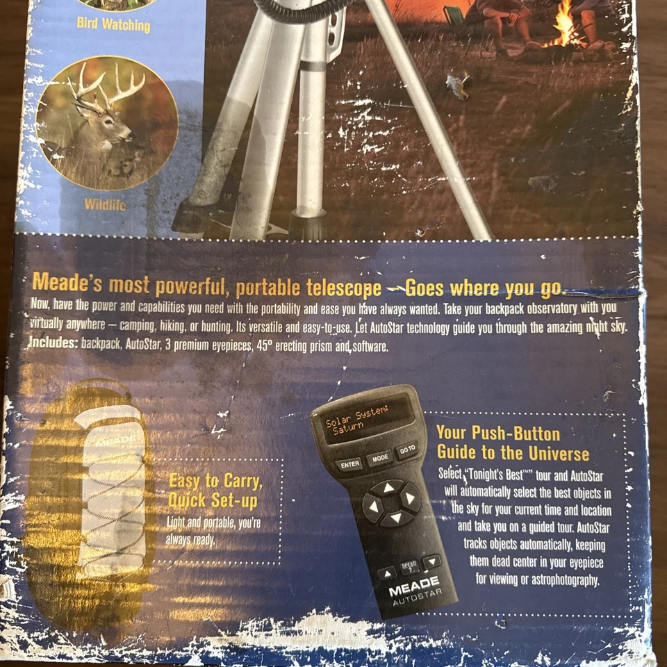 Meade ETX-60 AT Refractor Telescope (used only once) - Image 3 of 4