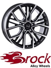 4x Brock B41 9.5x22 5/112 ET45 Schwarz Front-poliert