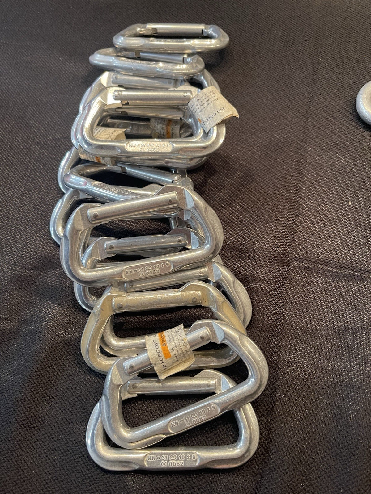 OMEGA USA Standard D Non-Locking Carabiners 31KN Climbing Gear