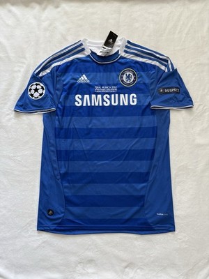 Drogba #11 Chelsea 2012 UCL Final New Men's Retro Vintage Soccer
