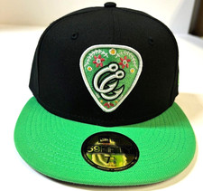Corpus Christi Hooks MILB NE 2023 Copa Fitted Hat ~Black/Lime