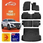 Floor Mats Boot Liner for Chery Tiggo 7 Pro 2023+ Car Trunk Cargo Kick Back Seat