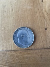 1907 Florin Edward VII British Silver Coin