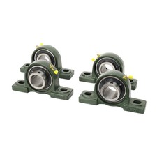 Stehlager UCP 208 4er Set Lagerbock selbstausrichtend, Kugellager Flanschlager