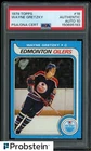 Wayne Gretzky HOF Signed 1979-80 Topps Hockey #18 RC Rookie PSA/DNA 10 AUTO