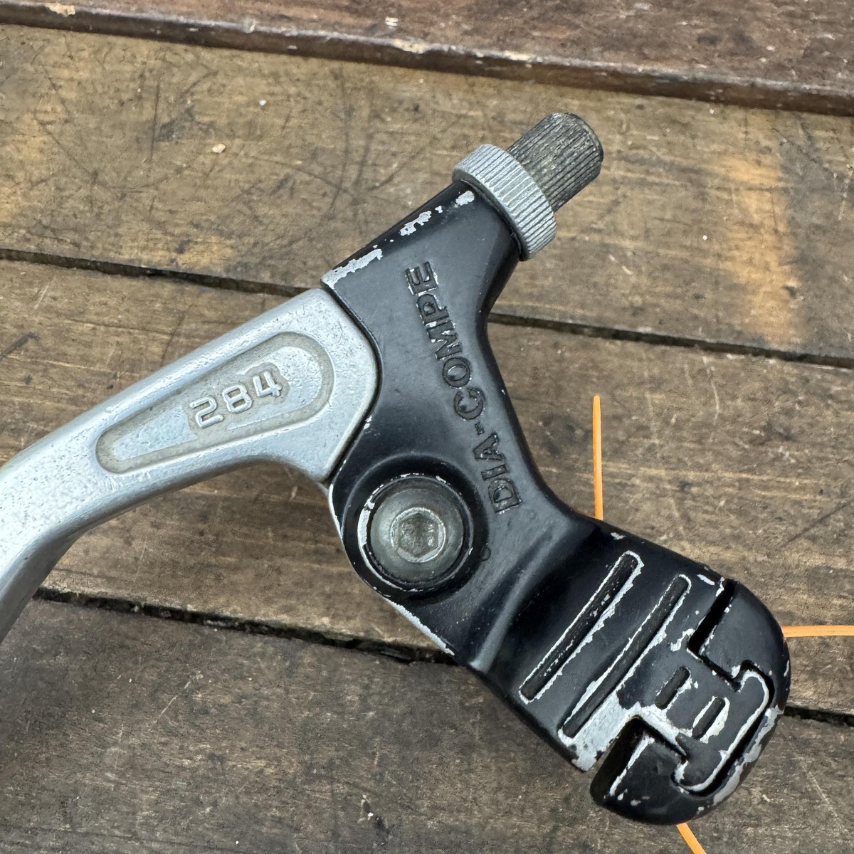 新品未使用　DIA-COMPE 284 BRAKE LEVERS 希少 VIntage 284 Dia Compe Brake Lever Set Puzzle 1987 87 Aerial Clamp