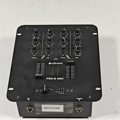 Citronic PRO-2 MKII Mixer - Ungeprüft, Nein Kabel, Vintage
