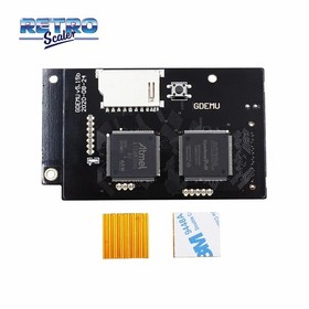 Optical drive emulation board for legacy console with SD card image support