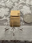 Spring Hinge Money Clip Vintage Gold Plate Large