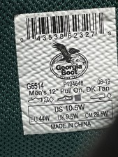 Georgia Boot Muddog Comfort Core Pull On Work Boot G5514 Size 10.5 W