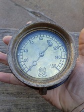 Vintage Ashcroft Mfg. Co. Steampunk Pressure Gauge Brass