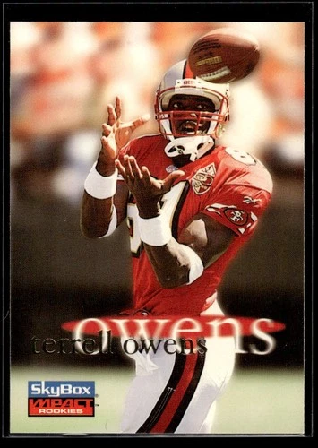 1996 SkyBox Impact Rookies Terrell Owens Rookie San Francisco 49ers #62