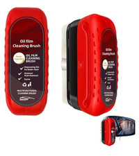 Car Windshield Oil Film Cleaning Brush Glass Cleaner Kit With Liquid And Pad