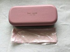 Kate Spade Hard Clamshell Eyeglasses Case - Pink Green New Authentic