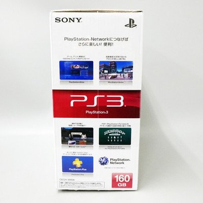 SONY PS3 PlayStation 3 CECH-3000A Charcoal Black Console 160GB