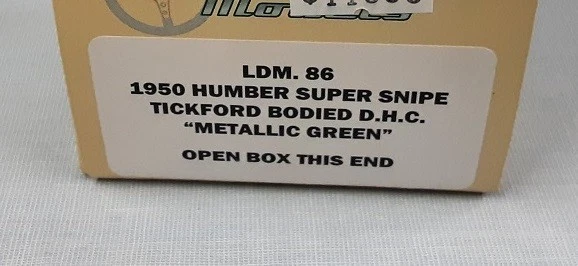 Lansdowne Diecast 1950 Humber Super Snipe 1/43 # LDM-86 Metallic Green - Image 4 of 4