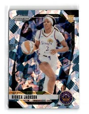 Rickea Jackson 2024 Panini Prizm WNBA Ice Prizms #60 RC Los Angeles Sparks