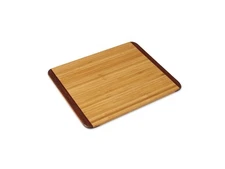 Island Bamboo Rainbow Pakka & Bamboo Cutting Board, 11-Inch by 9-Inch