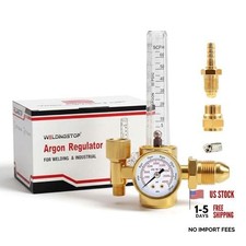 Argon CO2 MIG TIG Flow Meter Gauge for MIG TIG Welding 0-60CFH Gas Regulator