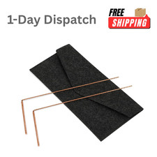 2Pcs Copper Dowsing Rods Spiritual with Bag, Witching Divining Rods for Water