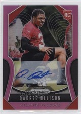 2019 Panini Prizm Rookies Pink Prizm Auto Qadree Ollison #375 Auto 0y9k