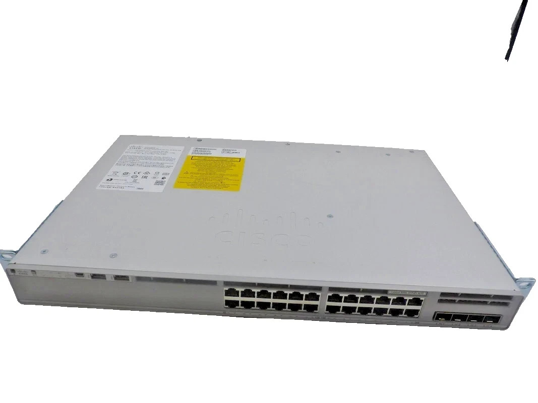 Conmutador Ethernet Cisco Catalyst C9200L-24P-4G 24 Puertos Gestionable - 2 Capa compatible - Modular - Par trenzado, Fibra optica