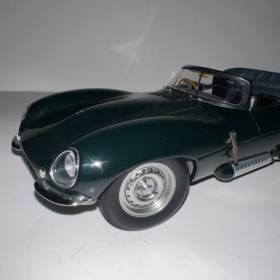 Autoart 1956 Jaguar XKSS, Green, Steve McQueen Racing 1/18