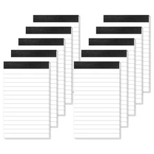 10 Pack Small Note Pads 3x5 Lined Writing Pads Mini Notepads Small Pads of Pa...