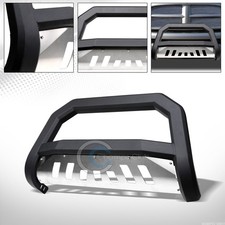 For 02-08 Dodge Ram 1500 Matte Blackskid Avt Bull Bar Brush Bumper Grille Guard