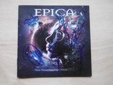 Epica "Simone Simons" autographs signed CD booklet "The Holographic Principle"