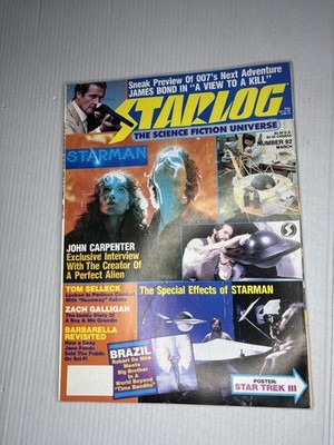 Starlog #92 1985 Magazine Raw