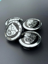 4 pezzi tappi centrali ruota Jaguar neri 59 mm per S-Type X-type XF XJ8 XEL XJ XK XKR