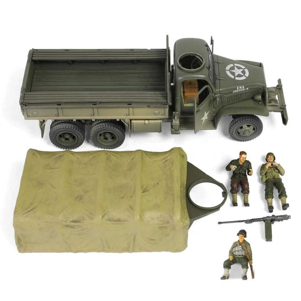 Forces of Valor 1:32 GMC CCKW-353B Cargo Truck US 1st Infantry Div LST Ship Ramp - Image 3 of 4